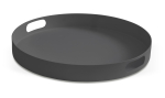 Serveringsbakke Ø45,5 cm anthracite alu