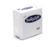 Serviet BulkySoft 33x33 cm 3-lag 1/8-Falset hvid 80 stk/pk