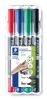 Marker&nbsp;Lumocolor&nbsp;Duo&nbsp;permanent F/M&nbsp;assorteret&nbsp;4stk/s&aelig;t&nbsp;348 