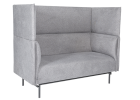 Loungesofa Qubic med gr&aring; stof