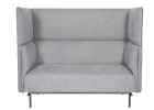 Loungesofa Qubic med gr&aring; stof