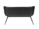 Loungesofa Delta sort 2 personer
