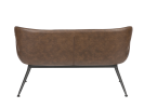 Loungesofa Delta brun 2 personer