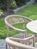 Havestol outdoor Trinidad med arml&aelig;n sand alu/flet