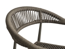 Havestol outdoor Trinidad med arml&aelig;n brown alu/flet