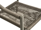 Havestol outdoor Trinidad med arml&aelig;n brown alu/flet