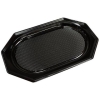 Cateringfad A-PET sort mellem 450&times;300&times;25mm oval 10x10stk/kar