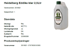 Lagereddike Heidelberg 2,5 liter klar