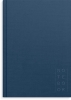 Notesbog Textile dark blue linieret A5