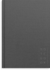 Notesbog Textile dark grey linieret A5