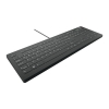 Hygiene Flat Profile Keyboard ACTIVE KEY sort Nordic med ledning