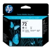 Printhoved HP 72 grey & photo sort.
