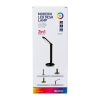 PLATINET Skrivebordslampe RGB 12W med opladningsport, sort