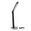 PLATINET Skrivebordslampe RGB 12W med opladningsport, sort