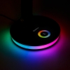 PLATINET Skrivebordslampe RGB 12W med opladningsport, sort
