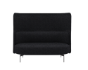 Softline loungesofa Joe h&oslash;j. Stof: Vision black/grey