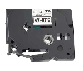 Prægetape TZe211 sort/hvid 6mm x 8m til Brother lamineret