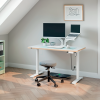 H&aelig;ves&aelig;nkebord Leitz Ergo kompakt elektrisk 120x70 cm hvid
