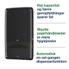 Dispenser&nbsp;Tork&nbsp;Peakserve Automatic&nbsp;H5&nbsp;sort t/h&aring;ndkl&aelig;deark 552509 
