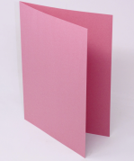 Omslag 300 A4 u/klap 250g rosa karton
