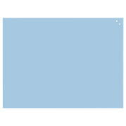 Glass board 60 x 80 cm. Light blue