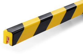 Kantbeskytter E8 gul/sort Profillængde: 1 meter