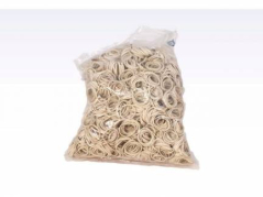 Gummibånd 120 x 3 mm. 1 kg. hvid