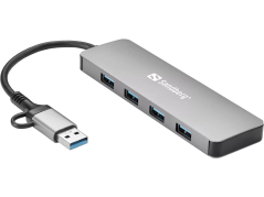 Hub Sandberg USB-C/A to 4xUSB 3.0