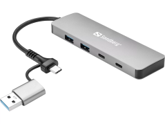 Sandberg USB-C/A to 2xUSB-A+2xUSB-C Hub   