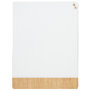 Glass board 90 x 120 cm, White matt