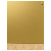 Glass board 90 x 120 cm, Gold matt glass