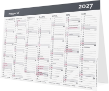 Kontor-bordkalender Moderne A5 2027 - 27058100