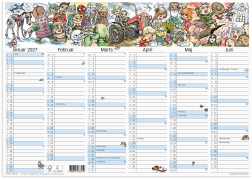 V&aelig;gkalender Otto Dickmeiss A3 2027 - 27063150