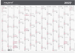 Kontorkalender Moderne A3 1x13 mdr. 2027 - 27063300