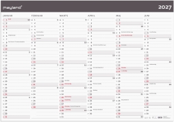 K&aelig;mpekalender Moderne 2x6 mdr. papir r&oslash;r 2027 - 27064200