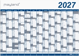 K&aelig;mpekalender 1x13 mdr. PP-plast 2027 (i plastpose) - 27065100