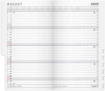Index Planner mini m&aring;nedskalender REFILL 2027 - 27071500
