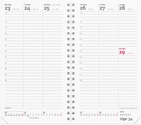 Week Planner h&oslash;jformat REFILL 2027 - 27088500