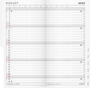 Index Planner m&aring;nedskalender REFILL + tlf.reg. 2027 - 27095100