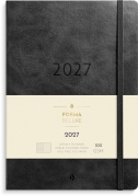 A5 Forma Deluxe ugekalender tv&aelig;rf. sort kunstskind 2027 - 27200620