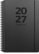 A6 ugekalender tv&aelig;rformat matsort genbrugskarton 2027 - 27201220