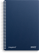 Dagkalender bl&aring; PP-plast 2027 - 27210020