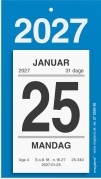Afrivningskalender m/bagsidetekst 2027 - 27252000