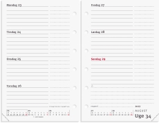 System Mini ugekalender tv&aelig;rformat REFILL 2027 - 27355100