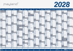 K&aelig;mpekalender 1x13 mdr. PP-plast r&oslash;r 2028 - 28065000