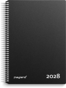Timekalender sort PP-plast 2028 - 28218000
