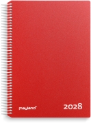 Timekalender r&oslash;d PP-plast 2028 - 28218010