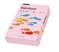 Kopipapir Rainbow 160gr A4 lys rosa 250 ark/pak 