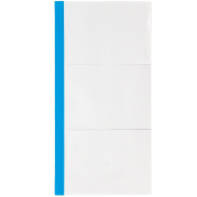 Blok Telefon 3-delt ulinieret m/stub 