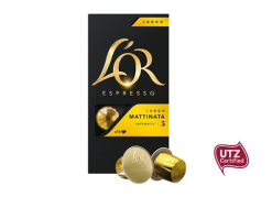 Kaffekapsler L'OR Espresso Mattinata Styrke 10, 10 æsk x 10 stk/krt